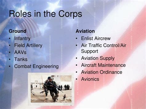 Marine Corps Roles and Responsibilities