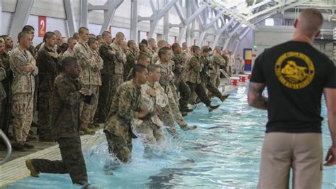 Marines Boot Camp Swim Assessment