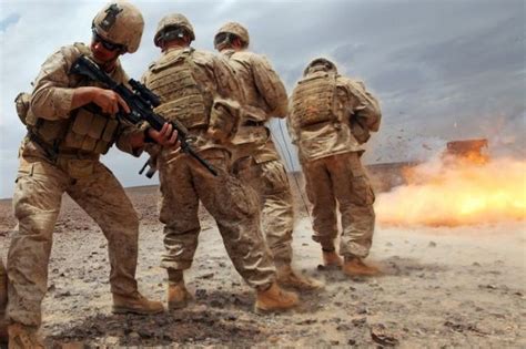 Marines in combat