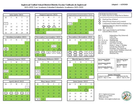 Marist School Calendar and Time Management