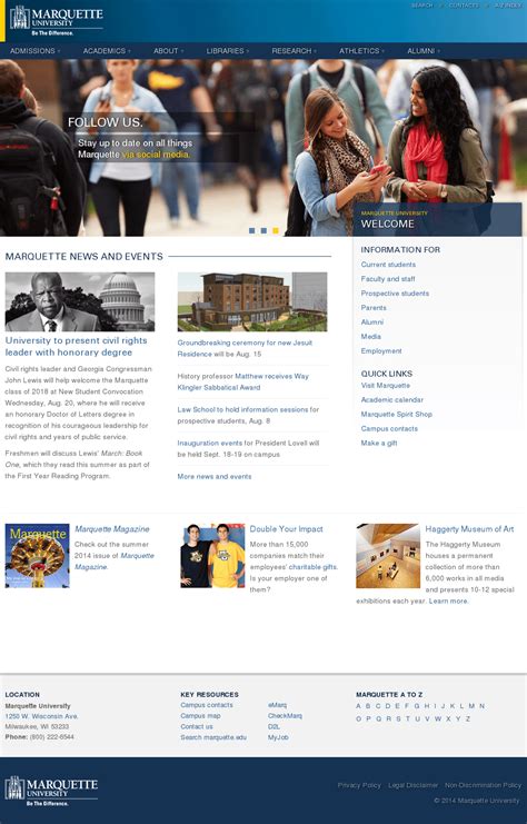 Marquette University Academic Calendar Image 2