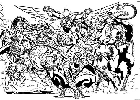 Marvel Coloring Pages for Adults