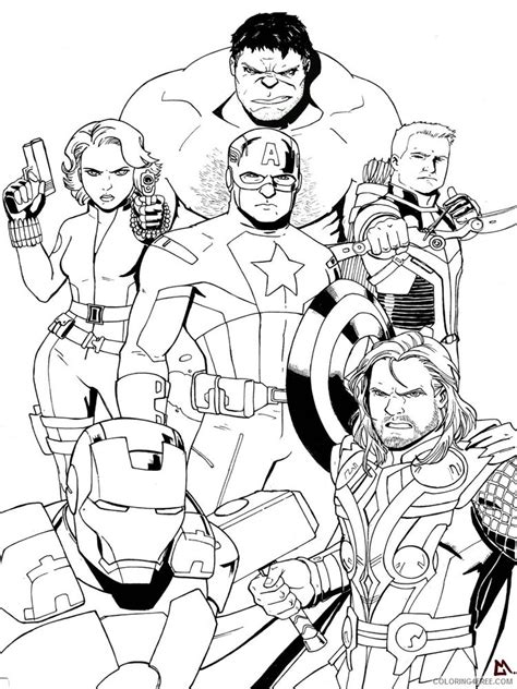 Marvel Coloring Pages for Adults