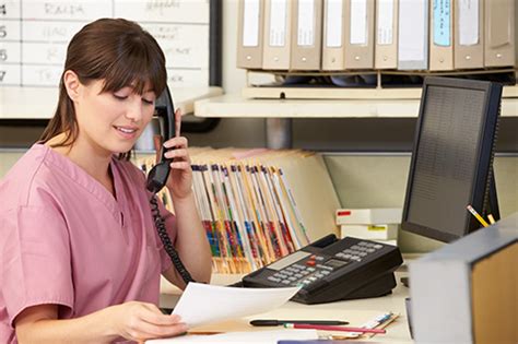 Medical Records Technician Performing Data Entry