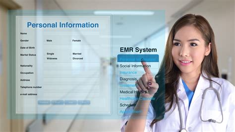 Medical Records Technician Performing Data Entry