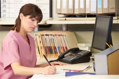 Medical Records Technician Managing Health Information