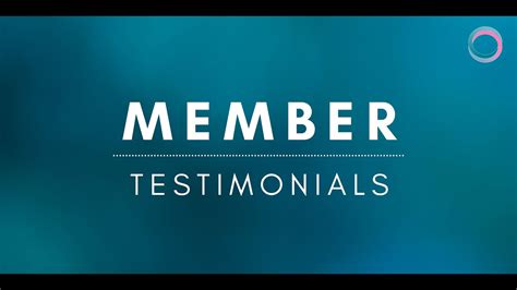 Testimonials from Satisfied Members