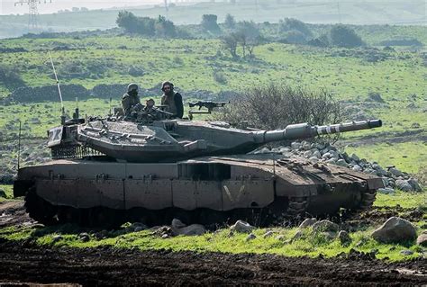 Merkava IV tank in operation