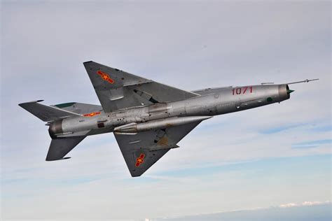 MiG-21 In Flight