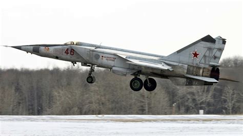 MiG-25 Foxbat in flight