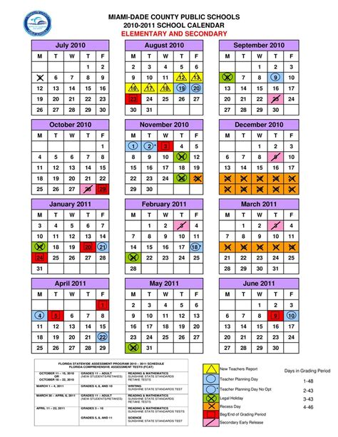 Miami Dade Academic Calendar Gallery