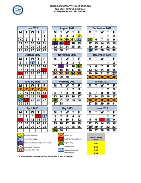 Miami Dade School Calendar Image 2