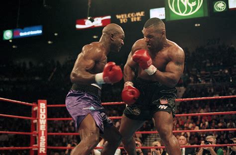 Mike Tyson and Evander Holyfield