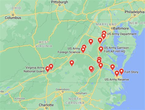 Different Types of Military Bases in Virginia