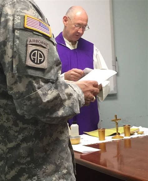 Military Chaplain Providing Support