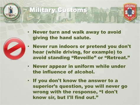 Military Etiquette