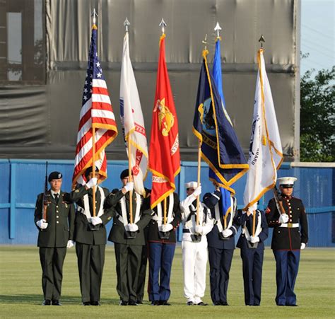 Military Flags in Order