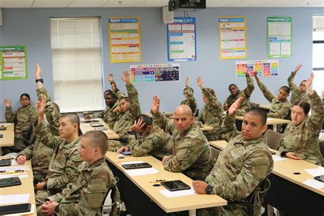 Military Recruits Classroom Instruction