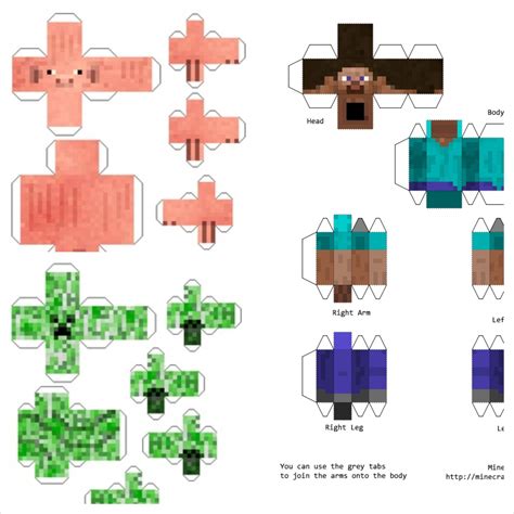 Minecraft Paper Crafts for Adults