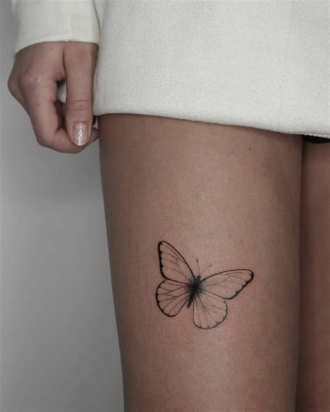 Minimalist Leg Tattoo