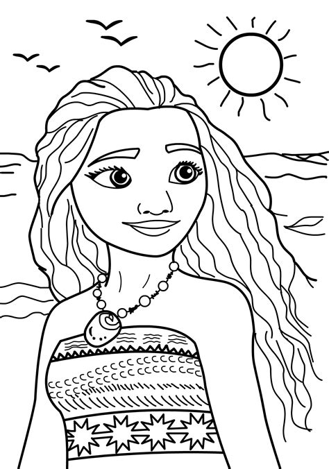 Moana Coloring Pages