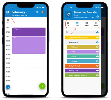 Mobile Calendar Access