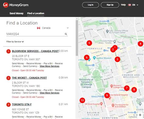 MoneyGram Locations in Post Offices