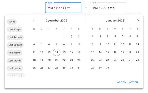 Mui Calendar Design