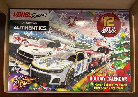 NASCAR Authentics Christmas Advent Calendar Image 1