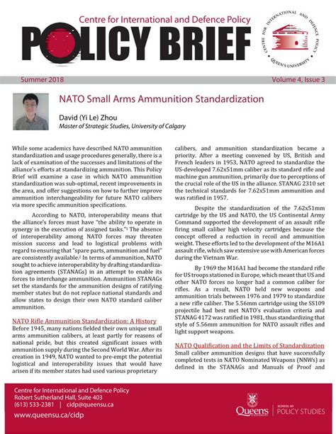 NATO Ammunition Standardization Process