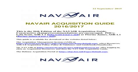 NAVAIR Acquisition