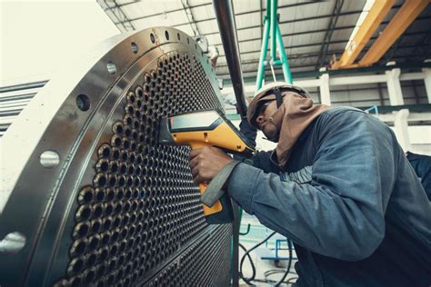 NDT Technician at work