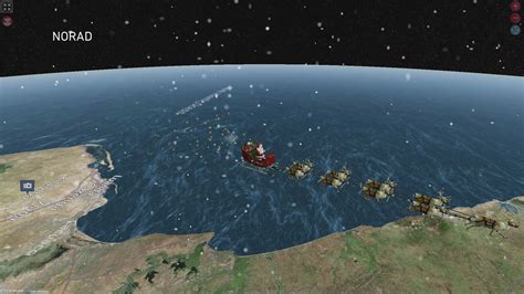 NORAD Tracks Santa Sleigh