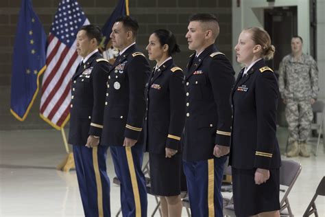 A National Guard officer speaking with a potential recruit about commissioning paths