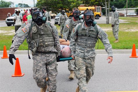 National Guard soldiers during a drill period