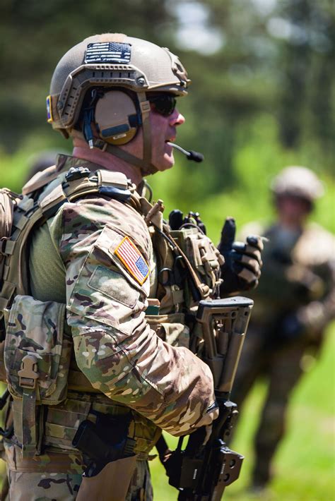 National Guard Green Beret in action