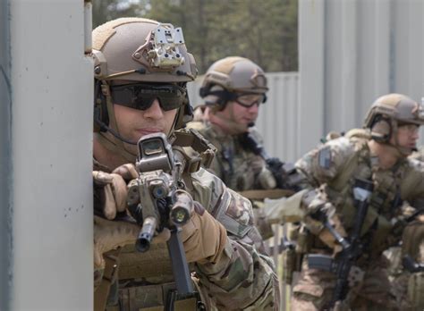 National Guard soldier in training