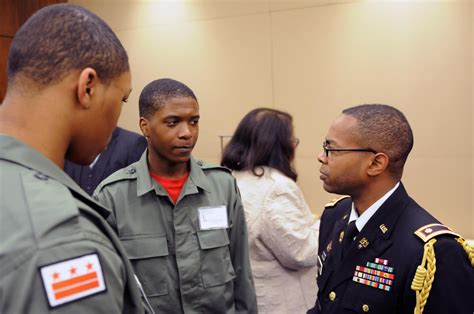 National Guard members participating in the Youth Challenge Program