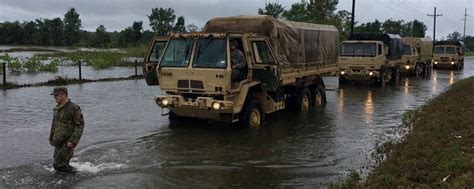 National Guard soldiers responding to natural disasters