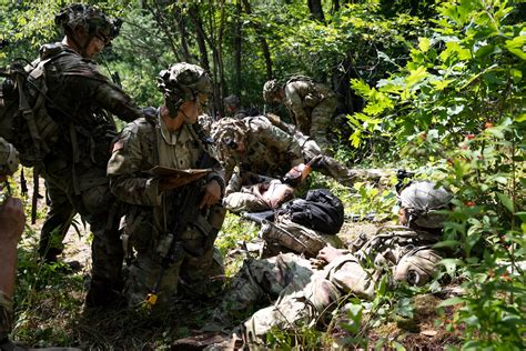 National Guard soldiers during a training exercise