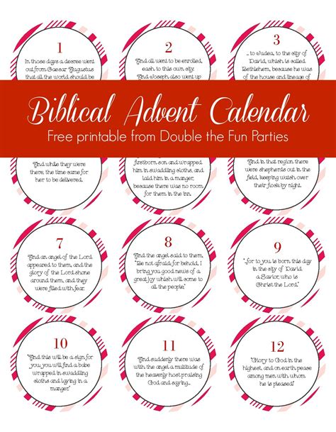 Nativity Advent Calendar Ideas