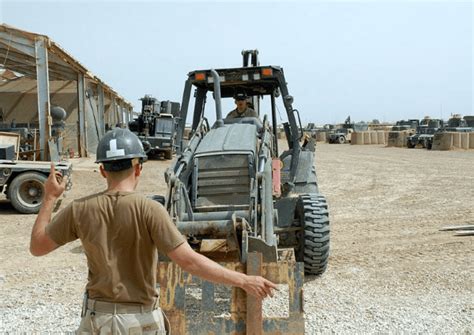 Navy Equipment Operator using tools