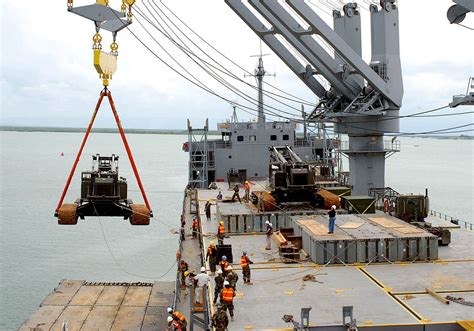 Navy Equipment Operator working on ship