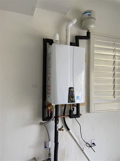 Installation of Navien Tankless Water Heater