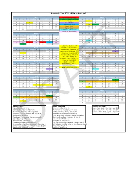 Navigating UWy Academic Calendar