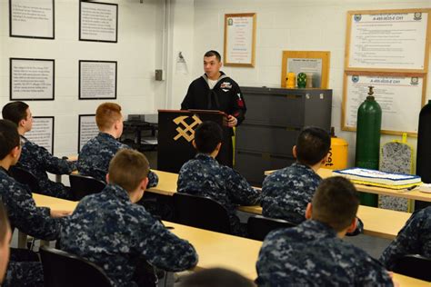 Navy A School students learning