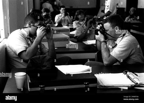 Navy A School students practicing