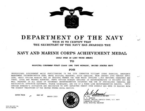 Navy Awards and Decorations