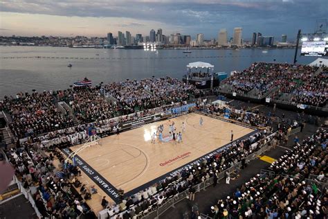 Navy Basketball Court