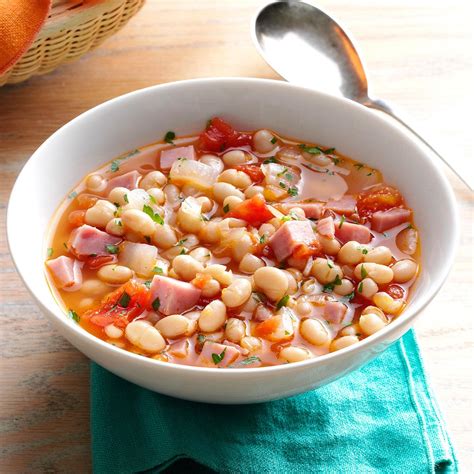 Navy Bean Soup With Ham Serving